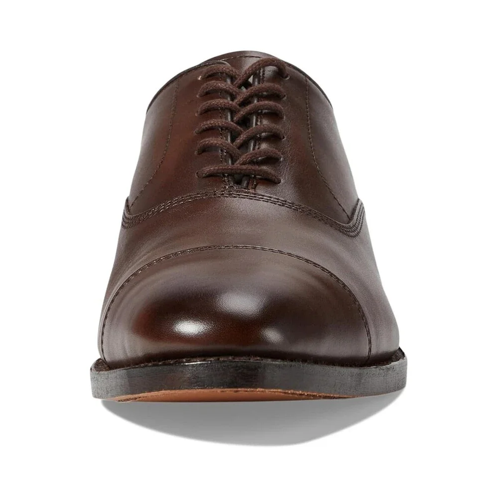 Allen Edmonds Park Avenue Oxford Mens US 11.5 Brown Leather Dress Shoes HAWK2147